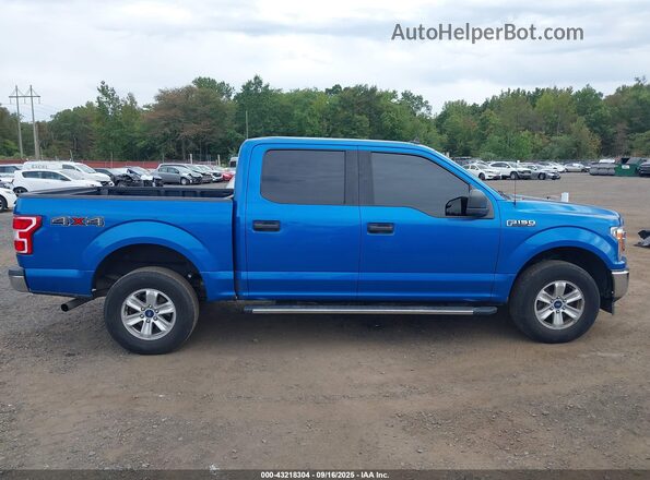 1FTEW1E5XLFA97000 2020 FORD F150 Blue Vista interior trasera