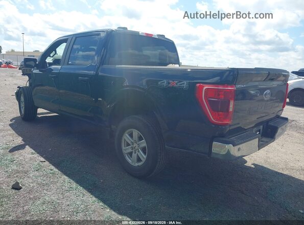 1FTEW1EB0NKE64888 2022 FORD F150 Black Tył lewy