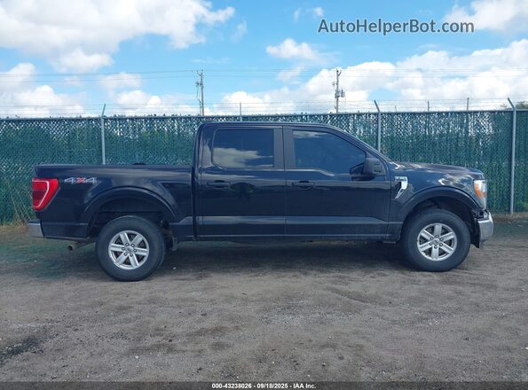 1FTEW1EB0NKE64888 2022 FORD F150 Black Widok wnętrza 360 stopni