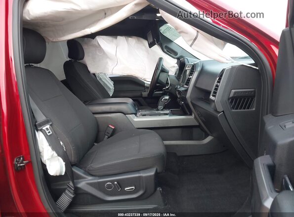 1FTEW1EF8GFB34091 2016 FORD F150 Red Vista interior delantera
