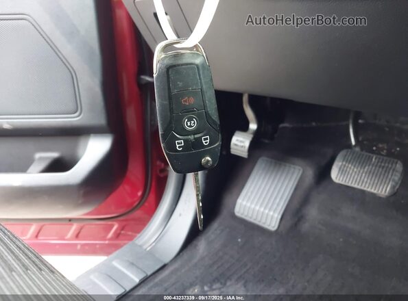 1FTEW1EF8GFB34091 2016 FORD F150 Red Vista del salpicadero