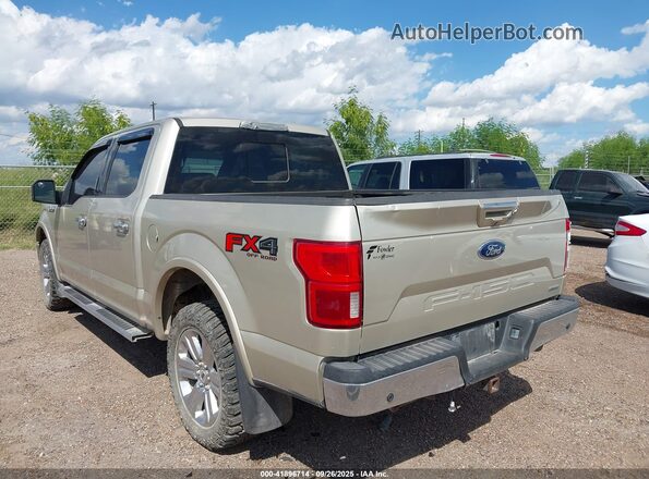 1FTEW1EG5JFD31722 2018 FORD F150 Beige Trasero izquierdo