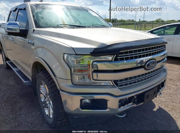 1FTEW1EG5JFD31722 2018 FORD F150 Beige Vista frontal
