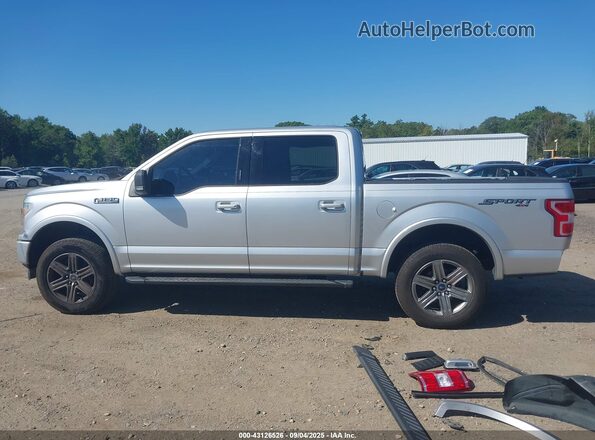 1FTEW1EP4JFD27323 2018 FORD F150 Silver 