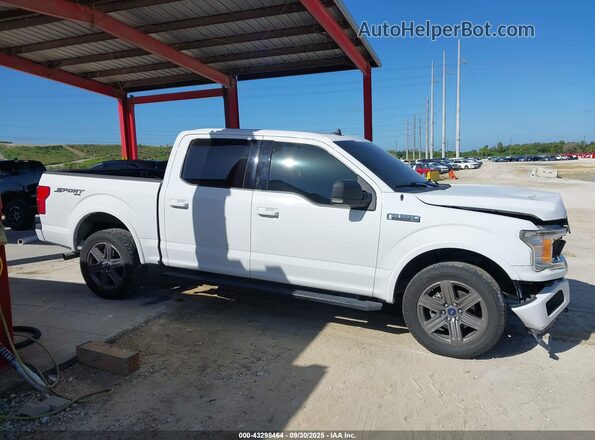 1FTEW1EP4LFC65327 2020 FORD F150 White უკანა სალონის ხედი