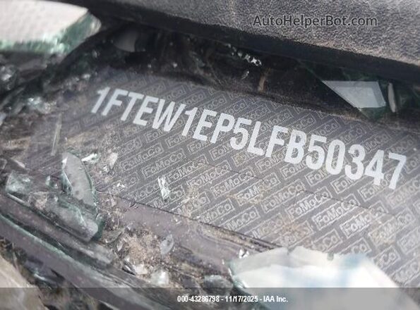 1FTEW1EP5LFB50347 2020 FORD F150 Black Engine compartment view