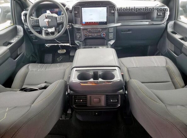 1FTEW2KP8RKE37496 2024 FORD F150 Gray წინა პანელის ხედი