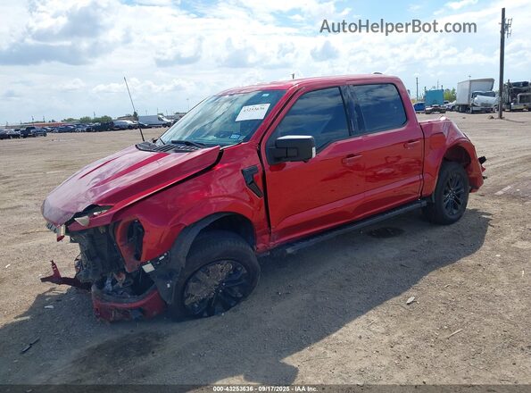 1FTEW3KP1RFC21018 2024 FORD F150 Red Przód lewy