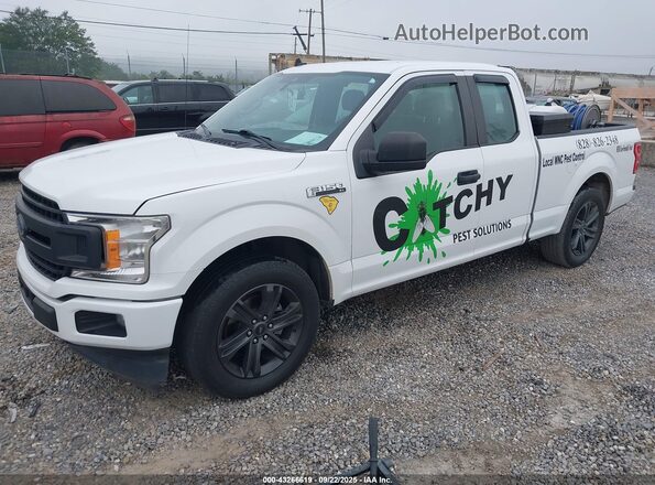 1FTEX1CP6LFC28330 2020 FORD F150 White წინა მარცხენა ხედი სამი მეოთხედიდან