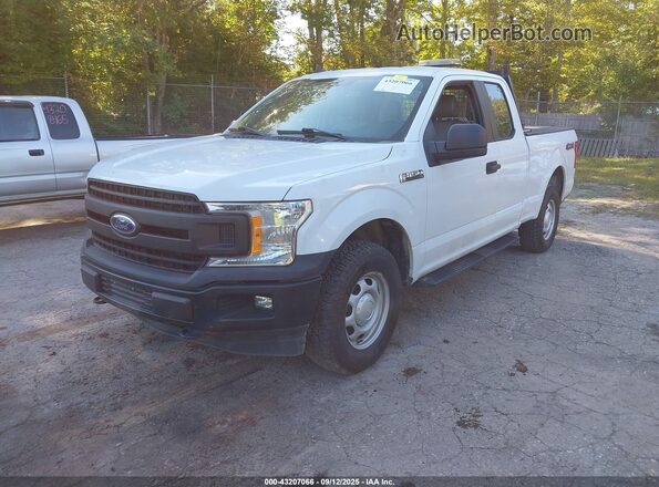 1FTEX1EB6LFA74042 2020 FORD F150 White წინა მარცხენა ხედი სამი მეოთხედიდან