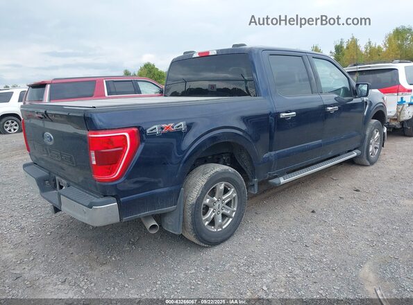 1FTFW1E51NFB55812 2022 FORD F150 Black Tył prawy