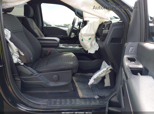 1FTFW1E53MKD46072 2021 FORD F150 Black წინა სალონის ხედი