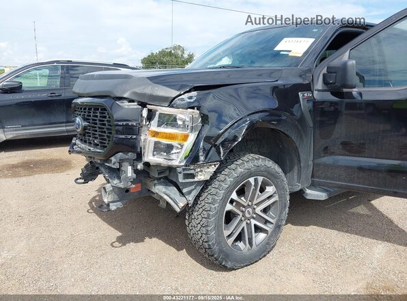 1FTFW1E53MKD46072 2021 FORD F150 Black წინა ხედი