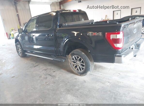 1FTFW1E57MFC45464 2021 FORD F150 Black Trasero izquierdo