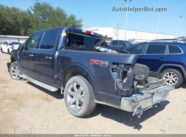 1FTFW1E83NFB69995 2022 FORD F150 Серый Задняя левая четверть