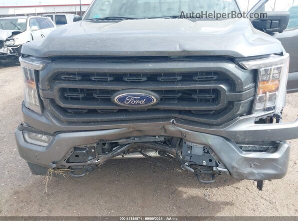 1FTFW1ED1PFA16726 2023 FORD F150 Gray Widok z przodu