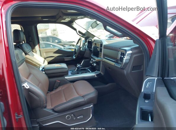1FTFW1ED4NFB06725 2022 FORD F150 Red Vista interior delantera
