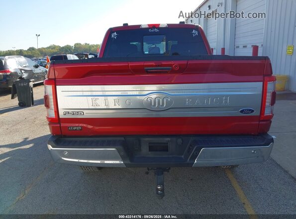 1FTFW1ED4NFB06725 2022 FORD F150 Red 