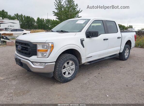 1FTFW1EDXNFB29796 2022 FORD F150 White Vista tres cuartos delantera izquierda