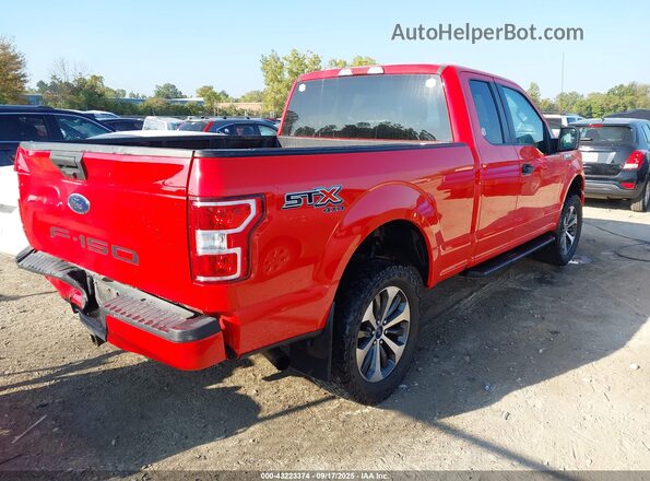 1FTFX1E56LFC19739 2020 FORD F150 Red Задня права чверть
