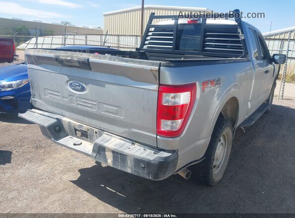 1FTFX1E58NKD69958 2022 FORD F150 Silver Tył prawy