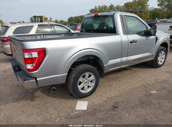 1FTMF1CB5NKE00263 2022 FORD F150 Серый Задняя правая четверть