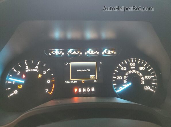 1FTMF1CP2LKF04721 2020 FORD F150 Black ხელსაწყოთა პანელის ხედი