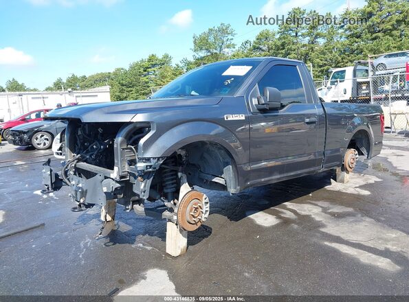 1FTMF1E54LFC27249 2020 FORD F150 Gray Առջևի ձախ երեք քառորդ տեսարան