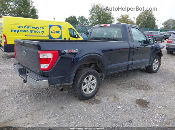1FTMF1EB7NKD99162 2022 FORD F150 Dark Blue Tył prawy