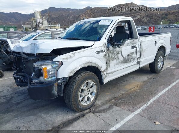 1FTNF1C50LKD79303 2020 FORD F150 Белый Передняя левая четверть