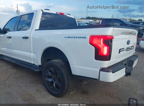 1FTVW1EV2PWG36330 2023 FORD F-150 LIGHTNING White Հետևի ձախ