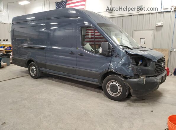 1FTYR3XM2KKB73965 2019 FORD TRANSIT Синий Передняя правая четверть