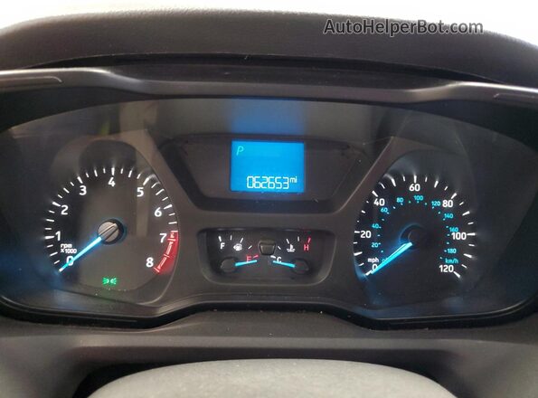 1FTYR3XM2KKB73965 2019 FORD TRANSIT Синий Вид щитка приборов