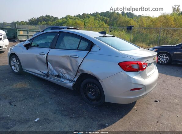 1G1BC5SM9K7100730 2019 CHEVROLET CRUZE Silver Задня ліва чверть