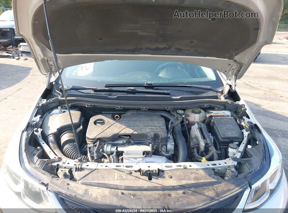 1G1BC5SM9K7100730 2019 CHEVROLET CRUZE Silver Вид ззаду