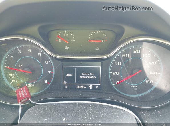 1G1BE5SM2G7260451 2016 CHEVROLET CRUZE Pewter უკანა სავარძლების ხედი
