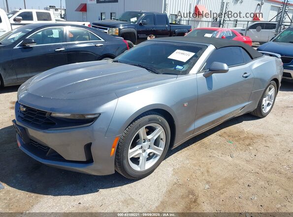 1G1FB3DX6L0102011 2020 CHEVROLET CAMARO Gray Vista tres cuartos delantera izquierda