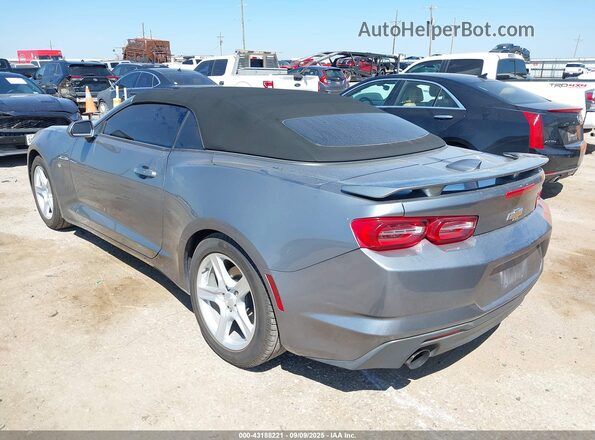 1G1FB3DX6L0102011 2020 CHEVROLET CAMARO Gray Trasero izquierdo