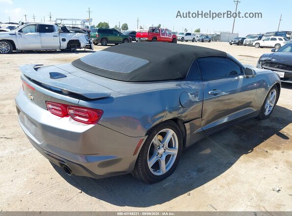 1G1FB3DX6L0102011 2020 CHEVROLET CAMARO Gray Trasero derecho