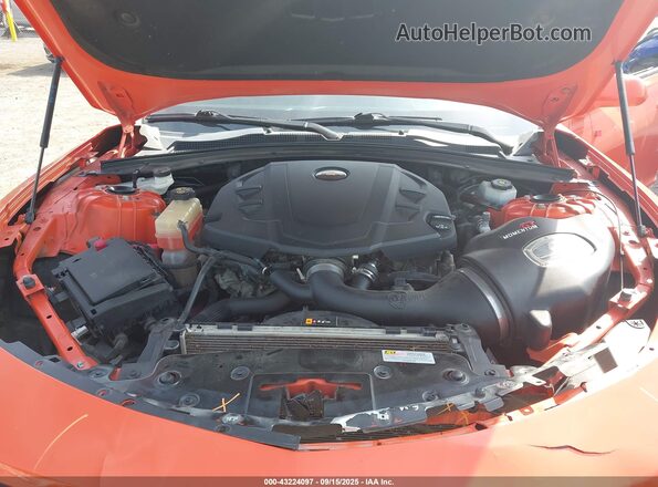 1G1FD1RS8K0128278 2019 CHEVROLET CAMARO Orange Вид ззаду