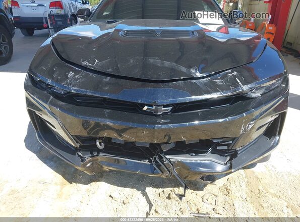 1G1FE1R79N0134085 2022 CHEVROLET CAMARO Black Front view