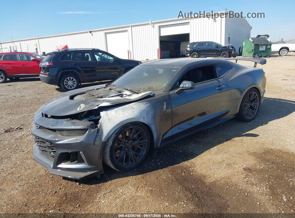 1G1FJ1R66M0104690 2021 CHEVROLET CAMARO Серый 