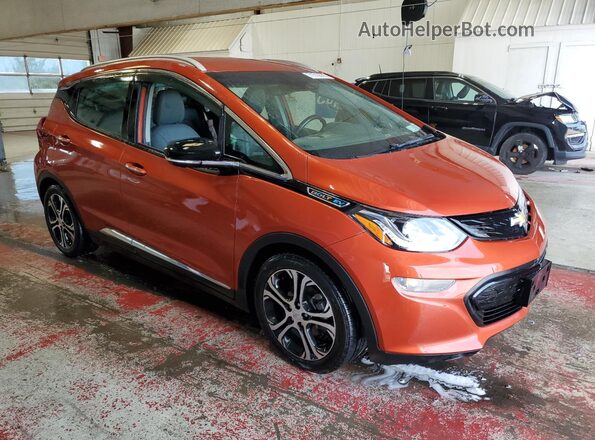 1G1FZ6S07L4108587 2020 CHEVROLET BOLT Orange Przód prawy