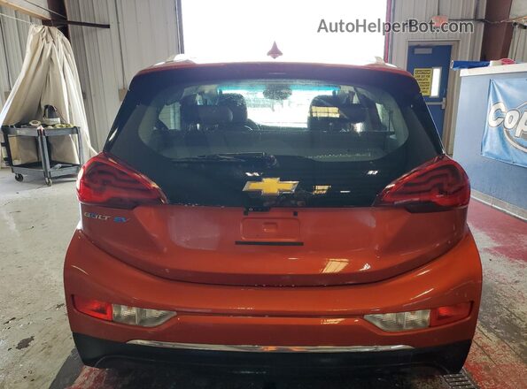 1G1FZ6S07L4108587 2020 CHEVROLET BOLT Orange Widok z tyłu