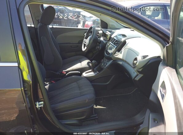 1G1JC5SH5G4179594 2016 CHEVROLET SONIC Black Vista interior delantera