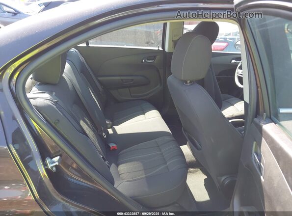 1G1JC5SH5G4179594 2016 CHEVROLET SONIC Black Vista de la etiqueta del VIN