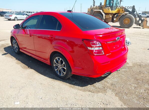 1G1JD5SB9L4140784 2020 CHEVROLET SONIC Red Rear left