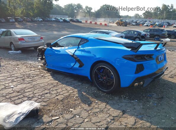 1G1YA2D42P5111096 2023 CHEVROLET CORVETTE Blue Trasero izquierdo