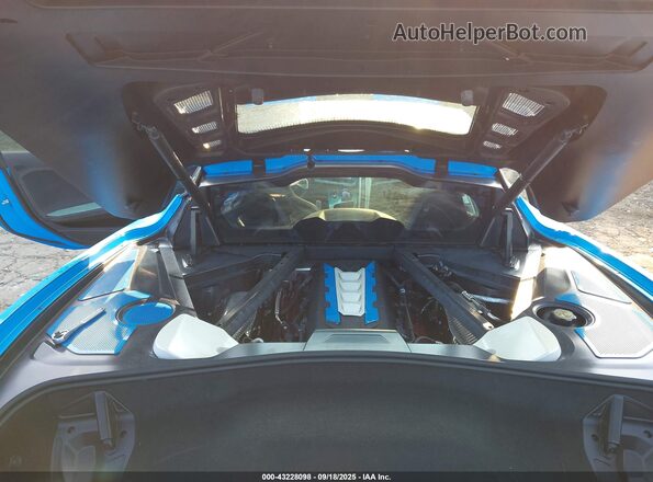 1G1YA2D42P5111096 2023 CHEVROLET CORVETTE Blue Vista trasera