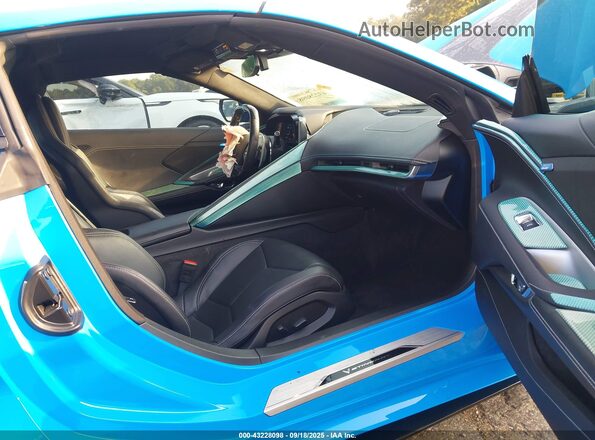 1G1YA2D42P5111096 2023 CHEVROLET CORVETTE Blue Vista interior delantera